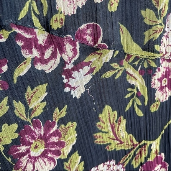 Zara Woman Semi Sheer Floral Prairie Maxi Dress - Picture 3 of 7